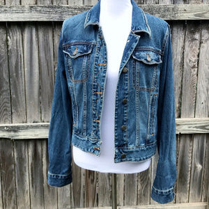 Free People Large Denim Jacket